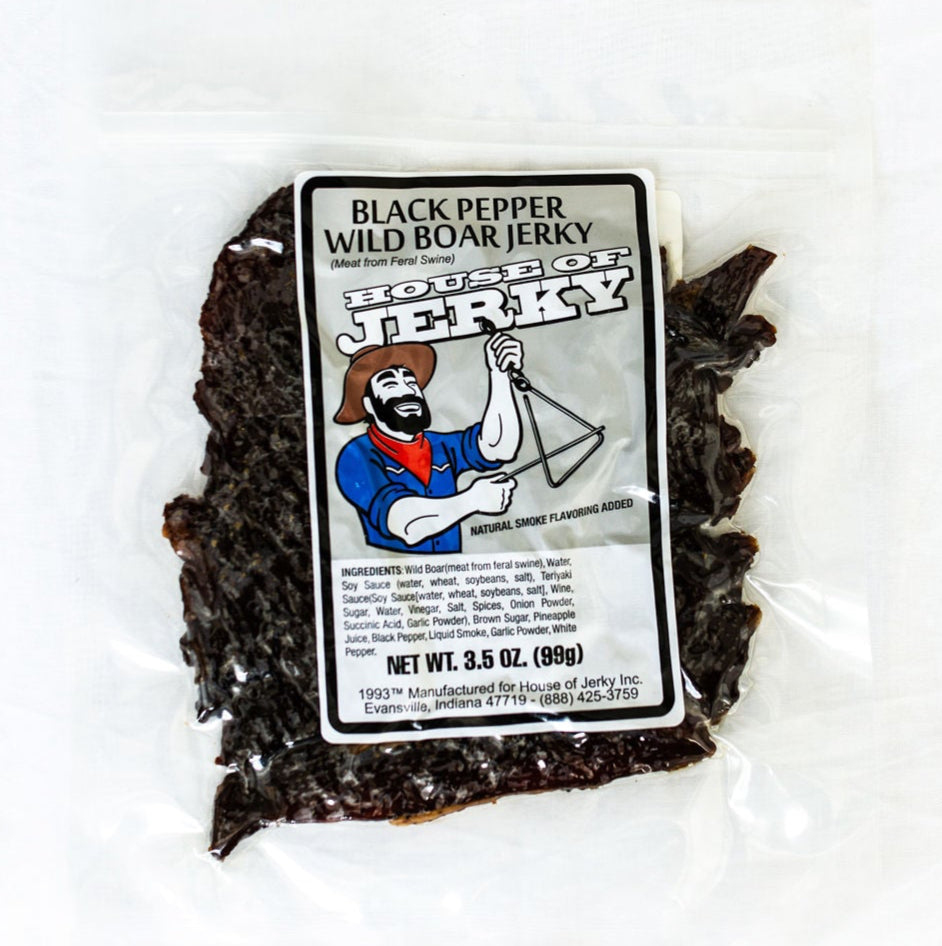Black Pepper Boar Jerky